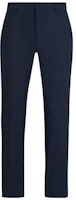 HUGO BOSS SS24 Solid Mid-Rise Slim Fit Casual Pants Navy Blue 50509540-404 HUGO BOSS SS24 Solid Mid-Rise Slim Fit Casual Pants Navy Blue 50509540-404