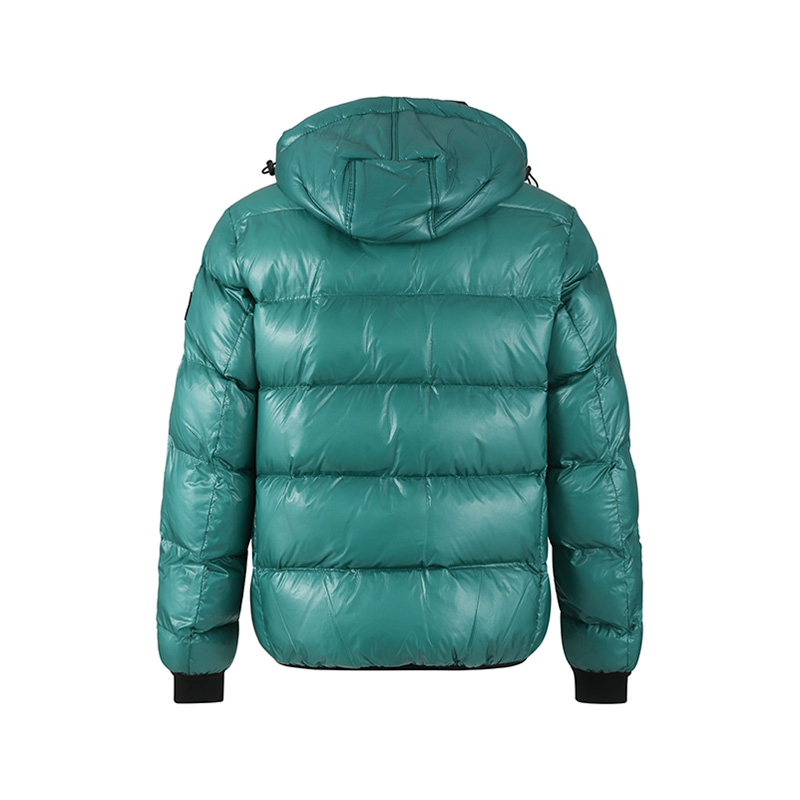 HUGO BOSS SS24  Solid Quilted Hooded Zip Cotton Jacket Green. 50498234-303 圖 3