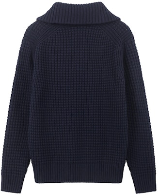 HUGO BOSS SS24 深藍色羅紋高領長袖毛衣 50498947-404 Lookbook HUGO BOSS SS24 深藍色羅紋高領長袖毛衣 50498947-404