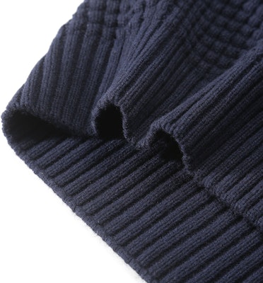 HUGO BOSS SS24 深藍色羅紋高領長袖毛衣 50498947-404 Purchase HUGO BOSS SS24 深藍色羅紋高領長袖毛衣 50498947-404