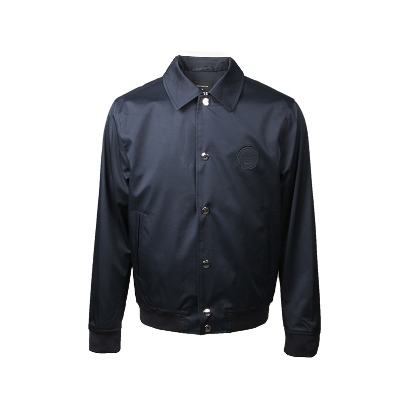 HUGO BOSS SS24  Solid Single-Breasted Loose Fit Long Sleeve Jacket Navy. 50509601-404 圖 2