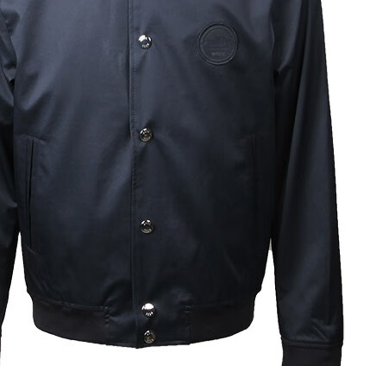 HUGO BOSS SS24  Solid Single-Breasted Loose Fit Long Sleeve Jacket Navy. 50509601-404 圖 5