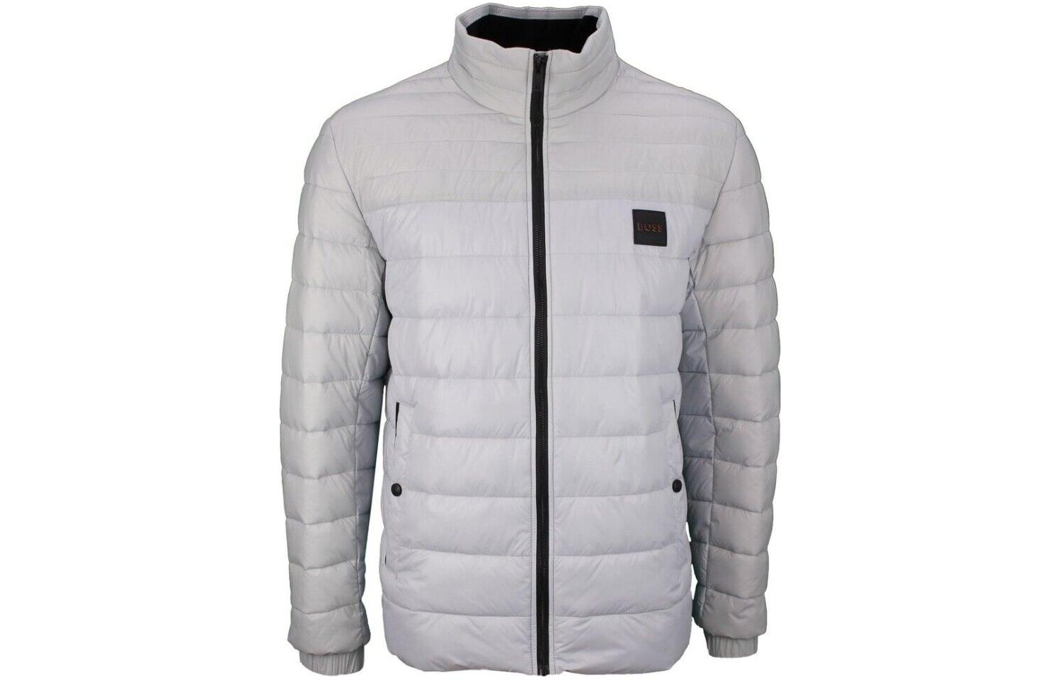 Order HUGO BOSS SS24 灰色長袖Logo拉鍊外套 50496766-050