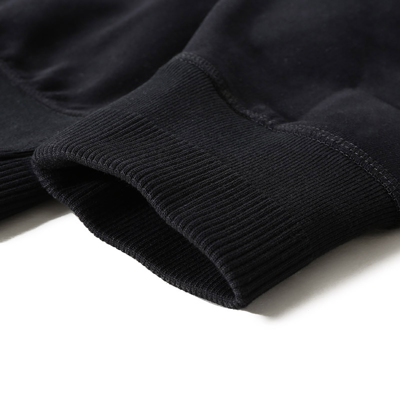 HUGO BOSS SS24 Black Hoodie with Letter Pattern Print and Fleece Lining 50497143-001 圖 6