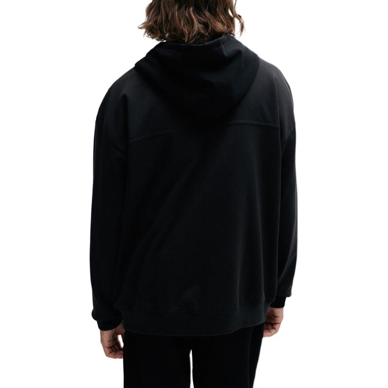 HUGO BOSS SS24 Black Letter Stripe Print Loose Fit Hoodie 50504856-001 圖 4