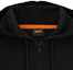Lookbook HUGO BOSS Jaket Hoodie Oversized Logo Hitam SS24 50508249-001