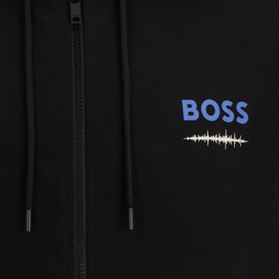 HUGO BOSS Jaket Hoodie Oversized Logo Hitam SS24 50508249-001 Shop HUGO BOSS Jaket Hoodie Oversized Logo Hitam SS24 50508249-001