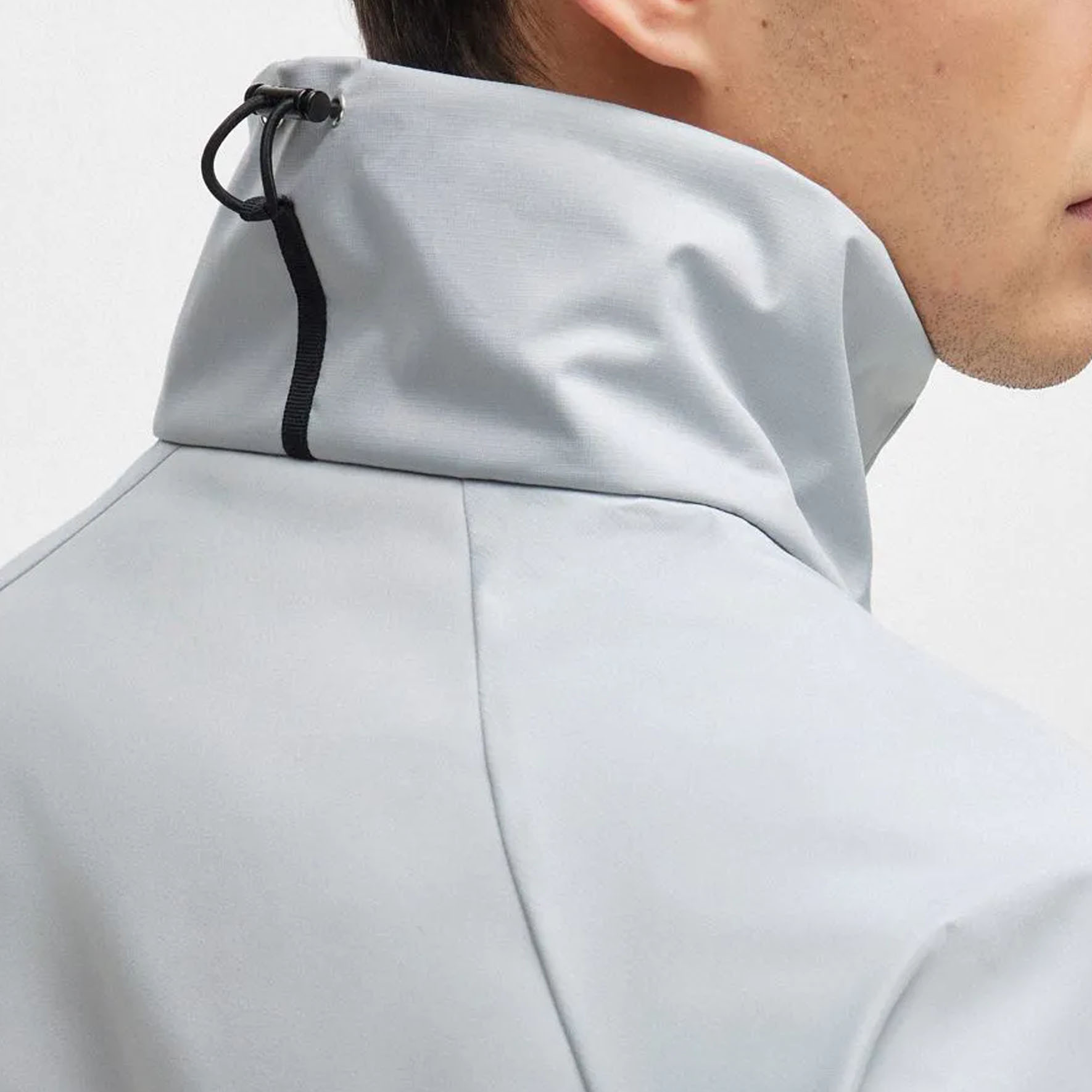 HUGO BOSS SS24 Colorblock Waterproof Loose Jacket Men Light Gray 50508583-052 圖 7