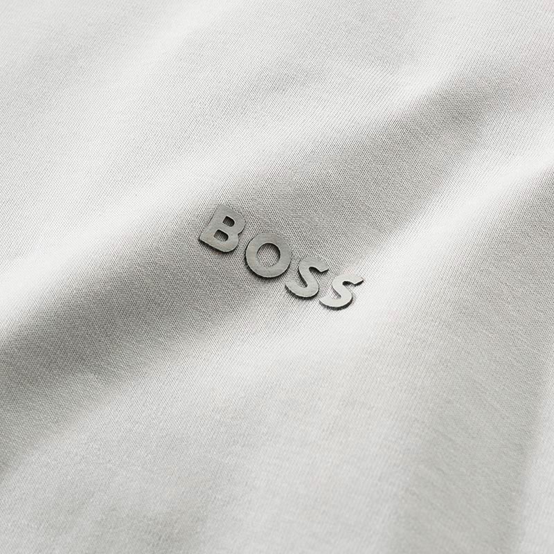 HUGO BOSS SS24 Green Collection Beige Hoodie with Logo Embroidery for Men 50506130-271 圖 5