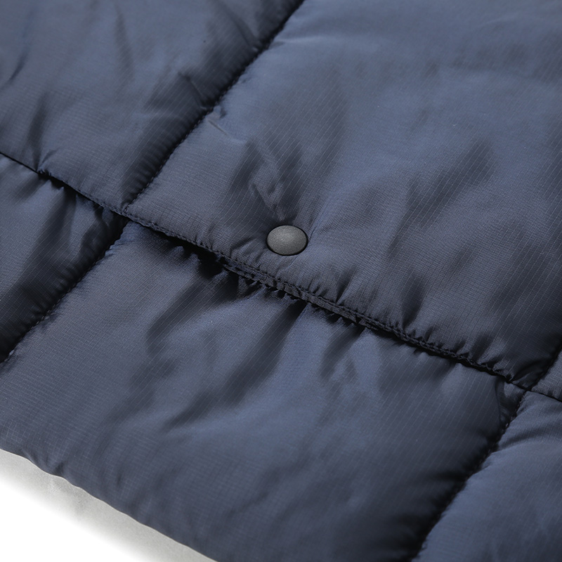 HUGO BOSS SS24 Green Logo Print High-neck Cotton Jacket Men Navy Blue 50497559-402 圖 7