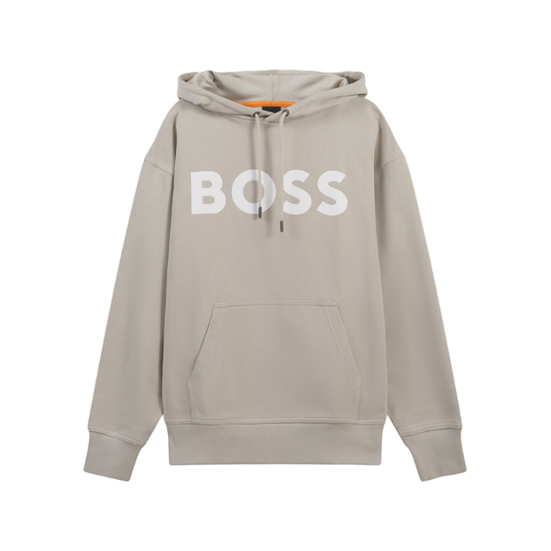 HUGO BOSS SS24 Logo Hoodie Beige Sweatshirt 50487134-271