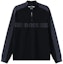 Order HUGO BOSS SS24 Logo提花長袖針織毛衣 黑色 50493768-001