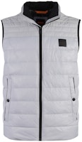 HUGO BOSS SS24 Logo Padded Vest Light Gray. 50496725-050 HUGO BOSS SS24 Logo Padded Vest Light Gray. 50496725-050
