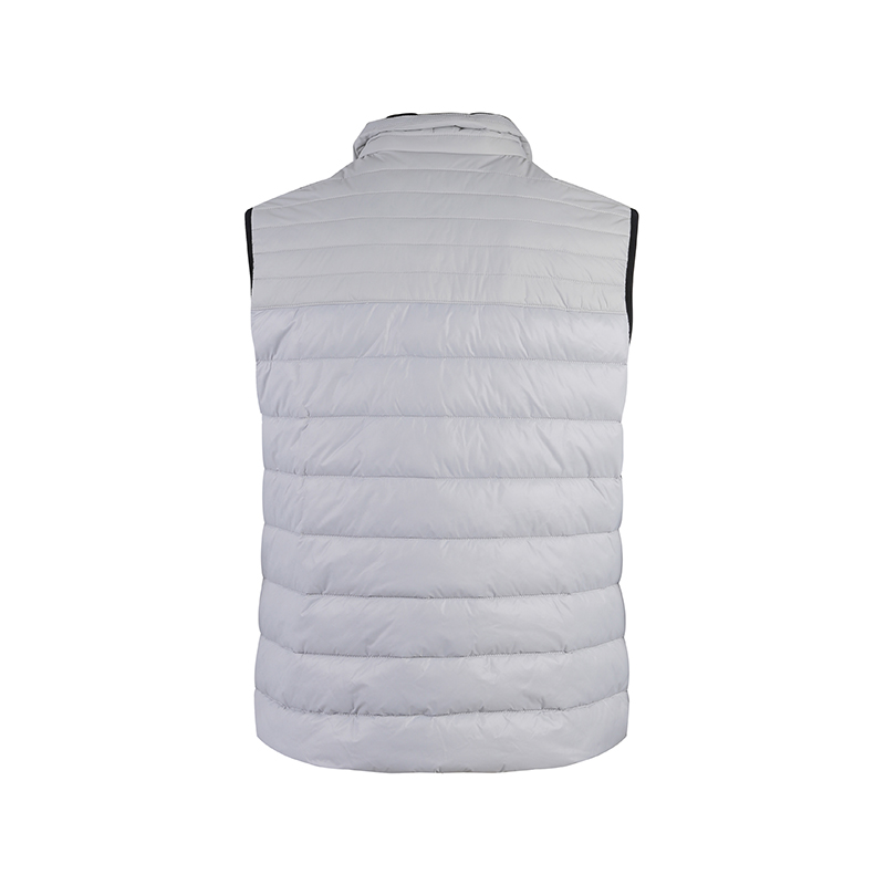 Lookbook 雨果博斯 SS24 徽标灰色轻便夹克马甲. 50496725-050