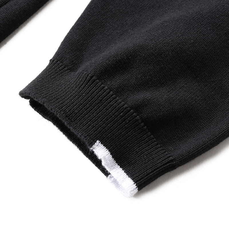 Details for HUGO BOSS SS24 Logo Print Zipper Knit Long Sleeve Sweater Men Black 50498540-001