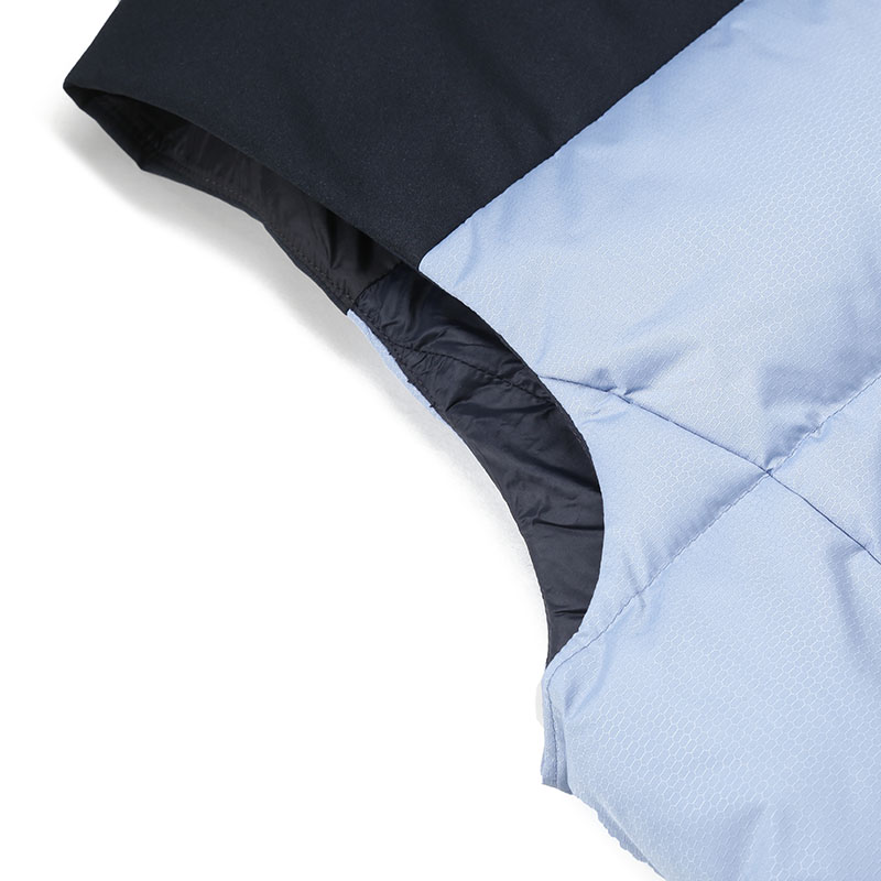 HUGO BOSS SS24 Logo Printed Hooded Sleeveless Down Jacket Navy . 50497645-498 圖 7