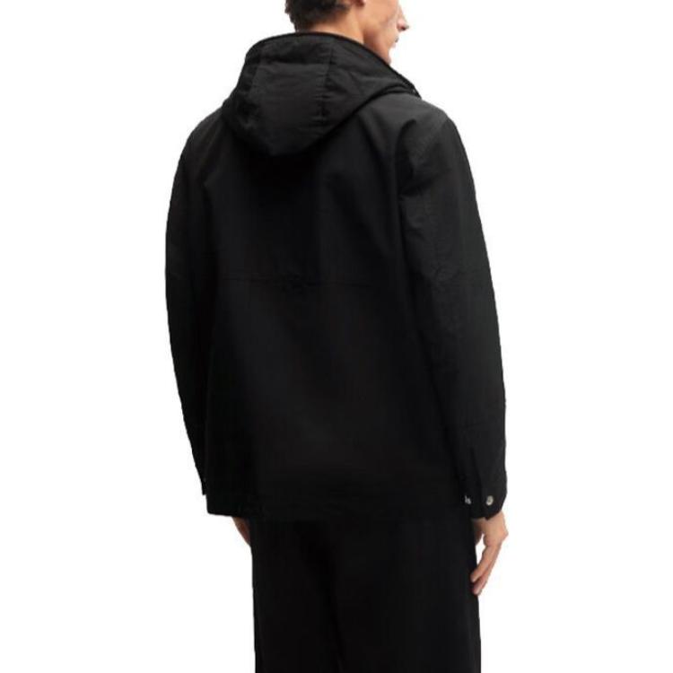 HUGO BOSS SS24 Monogram Print Loose Fit Long Sleeve Jacket Men’s Black 50505323-001 圖 4