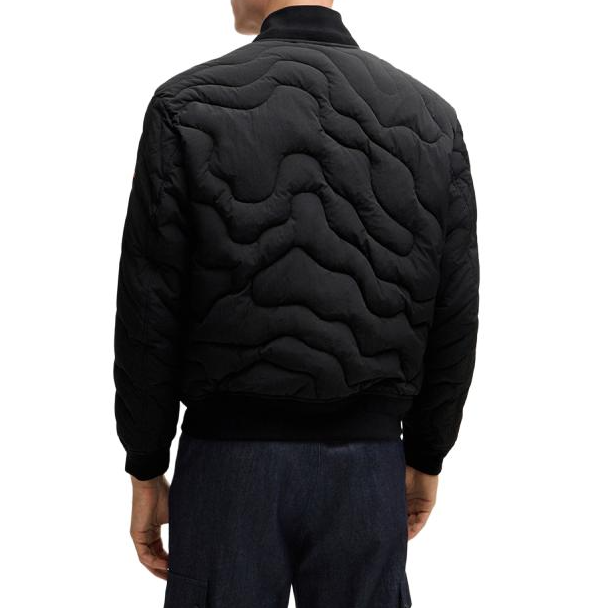 Purchase HUGO BOSS SS24 Jaket Lelaki Kalis Air Berlapik - Hitam. 50518307-001