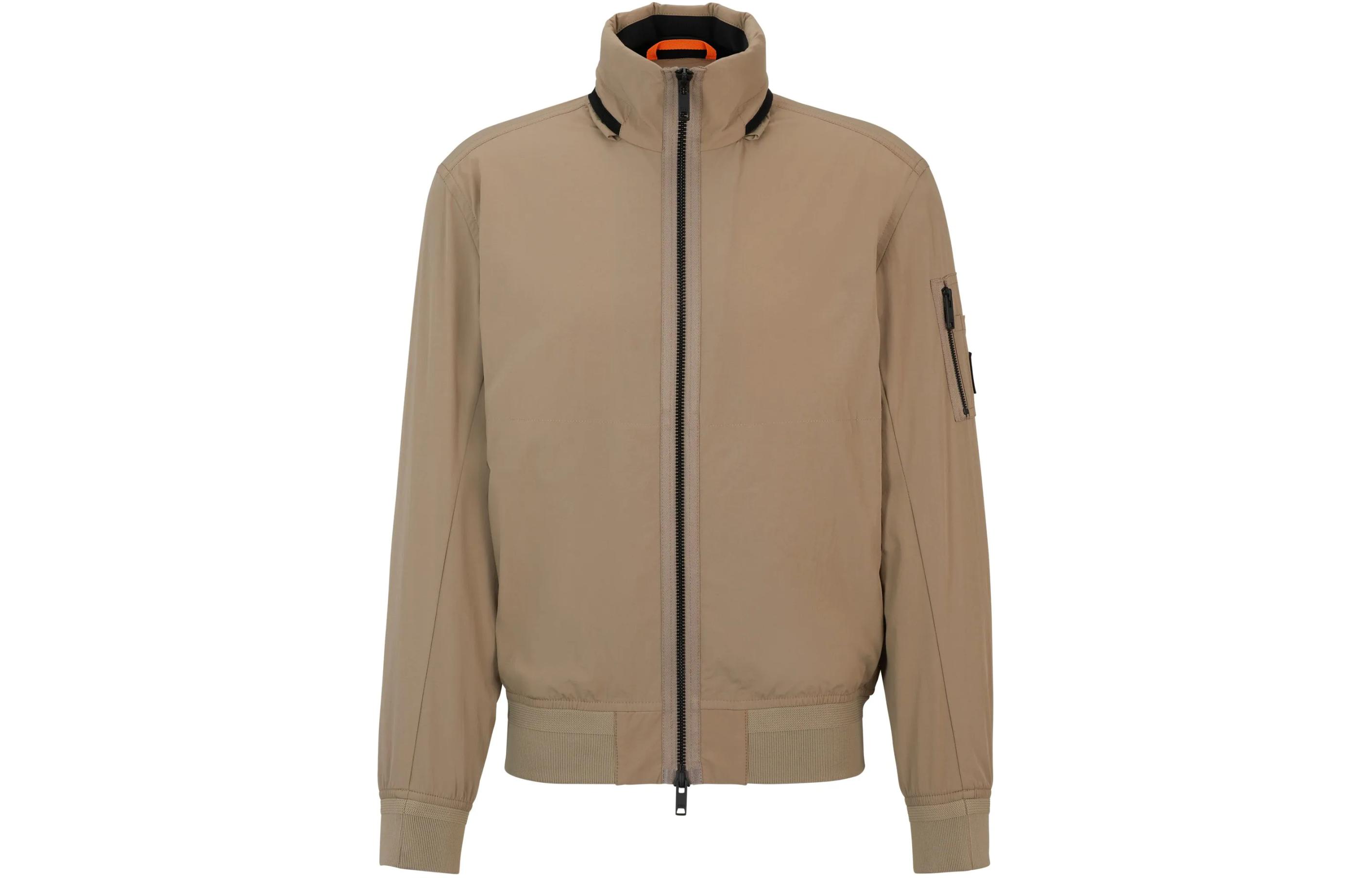 HUGO BOSS SS24 Solid Color Zip Hoodie Jacket 50513936-246