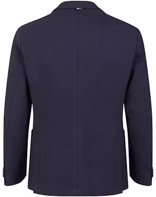 HUGO BOSS SS24 Blazer Navy Lengan Panjang Single-Breasted. 50510343-404 Lookbook HUGO BOSS SS24 Blazer Navy Lengan Panjang Single-Breasted. 50510343-404