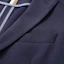 Shop HUGO BOSS SS24 Blazer Navy Lengan Panjang Single-Breasted. 50510343-404