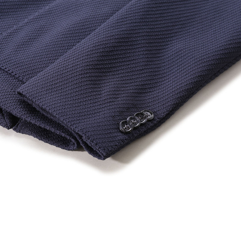 HUGO BOSS SS24 Solid Navy Single-Breasted Long-Sleeve  Blazer. 50510343-404 圖 5