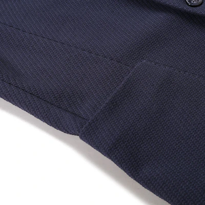 HUGO BOSS SS24 Blazer Navy Lengan Panjang Single-Breasted. 50510343-404 Details for HUGO BOSS SS24 Blazer Navy Lengan Panjang Single-Breasted. 50510343-404