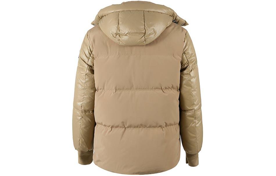 HUGO BOSS SS24 Spliced Hooded Zip-Up Down Jacket  - Ochre. 50499800-260 圖 3