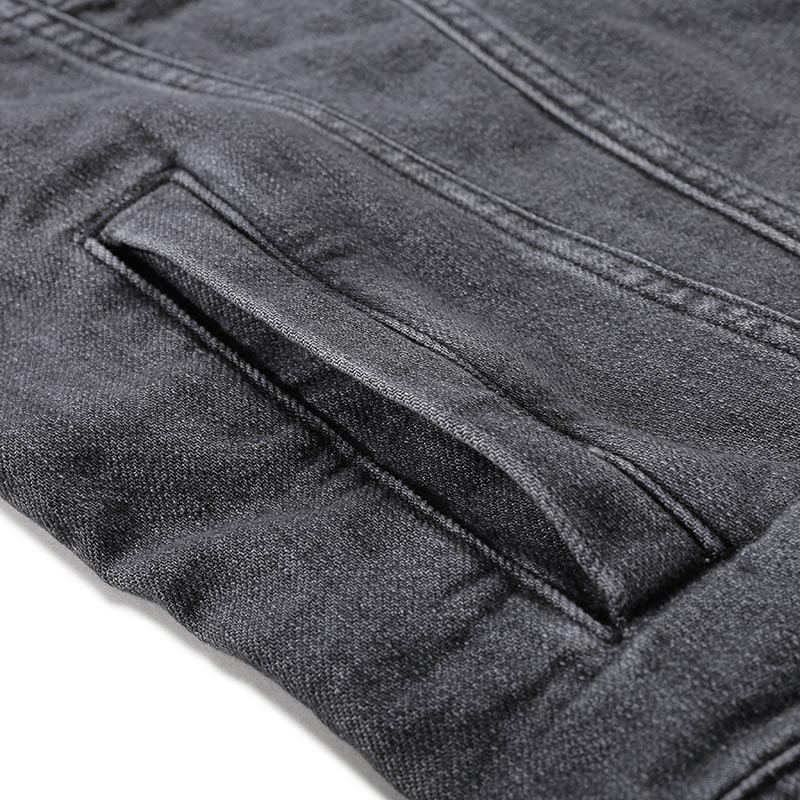 HUGO BOSS SS24 Washed Single-Breasted Collared Denim Jacket Men’s Dark Grey 50509440-029 圖 7