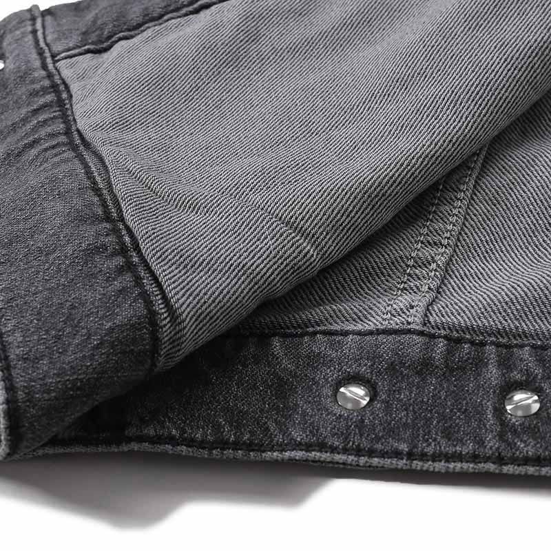 HUGO BOSS SS24 Washed Single-Breasted Collared Denim Jacket Men’s Dark Grey 50509440-029 圖 8