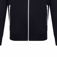 Sizing HUGO BOSS 男士條紋高領長袖拉鏈夾克 海軍藍 50505520-404