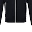 Sizing HUGO BOSS Striped Zip-Up High Collar Long Sleeve Jacket Navy Blue for Men 50505520-404