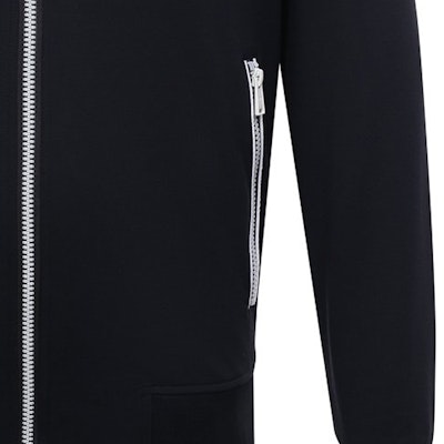 HUGO BOSS Striped Zip-Up High Collar Long Sleeve Jacket Navy Blue for Men 50505520-404 Cheap HUGO BOSS Striped Zip-Up High Collar Long Sleeve Jacket Navy Blue for Men 50505520-404