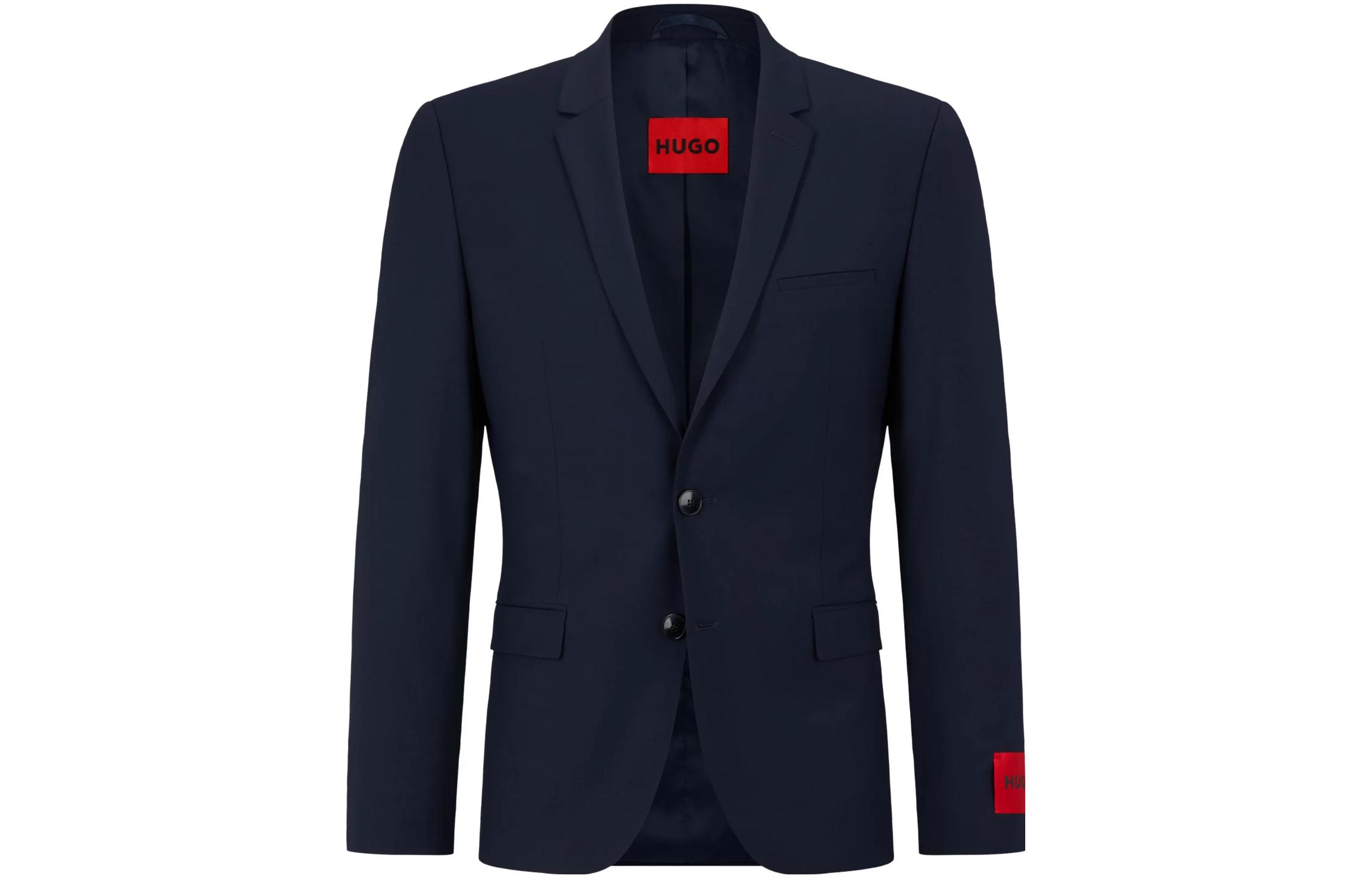 HUGO BOSS Ultra Slim-Fit Jacket – Double Stretch Fabric, Navy Blue 50446523-405