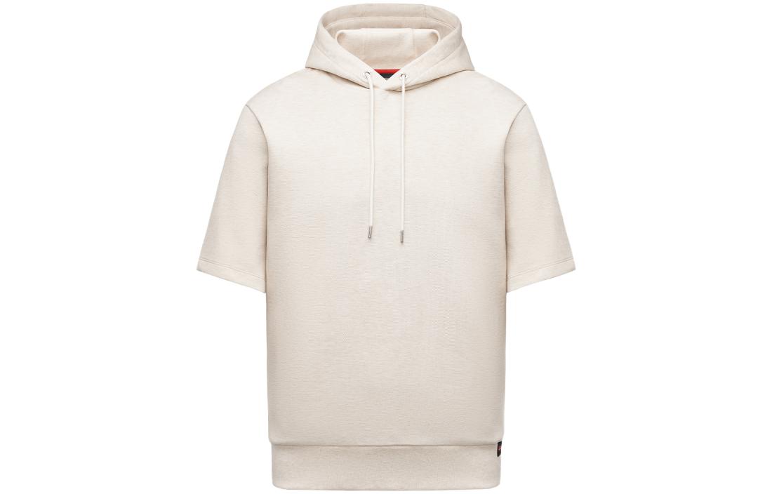 HUGO BOSS Unisex Oversized Hoodie T-Shirt Off-White 50462353-131
