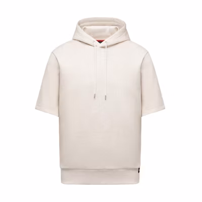 HUGO BOSS Unisex Oversized Hoodie T-Shirt Off-White 50462353-131