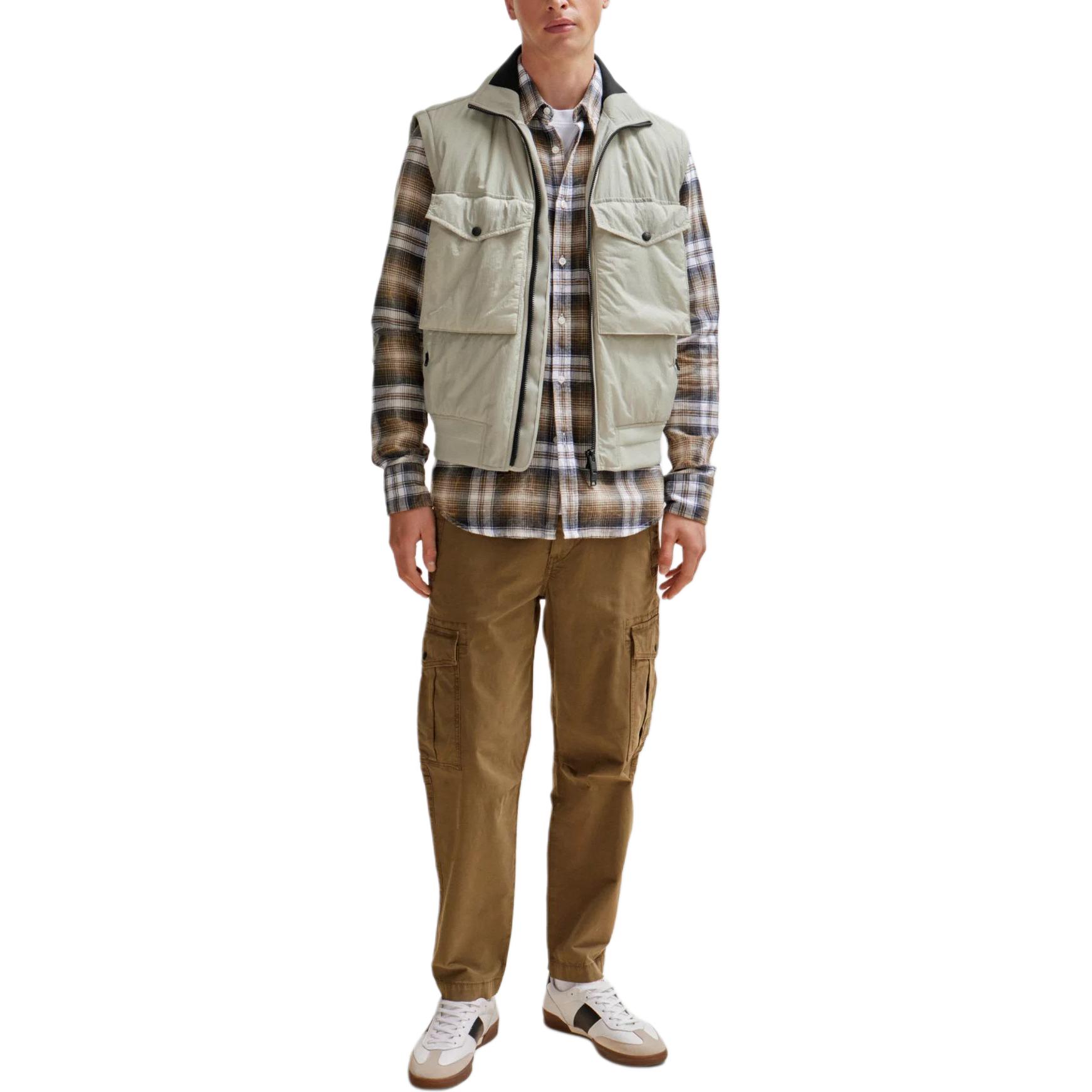 HUGO BOSS Water-Repellent Bomber Jacket with Detachable Sleeves -  Off-White 50505461-271 圖 3