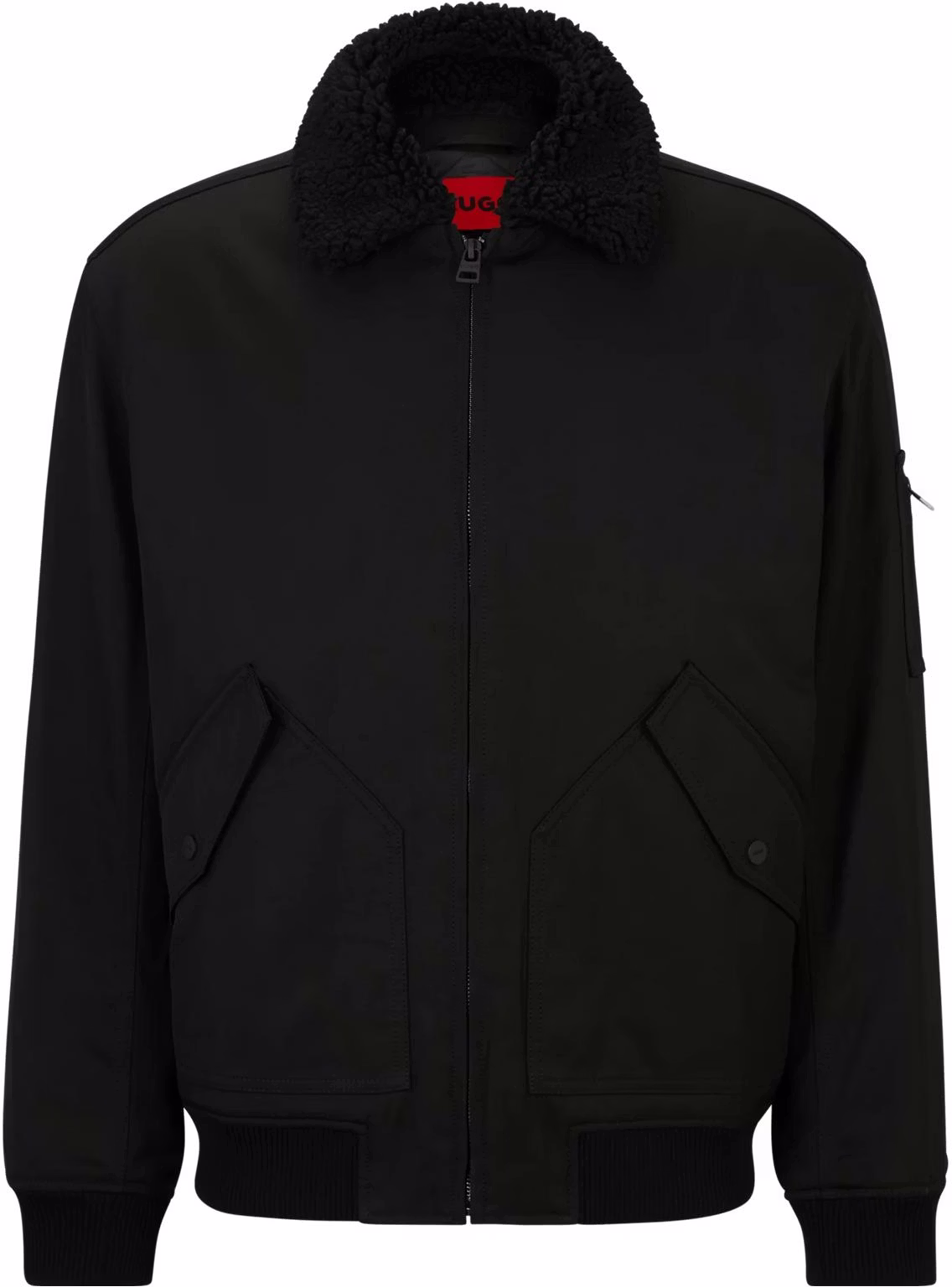 hugo-boss-water-repellent-padded-bomber-jacket-with-teddy-collar-black-coat-50496220-001