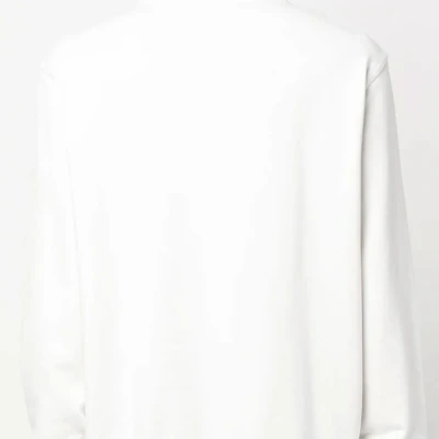 HUGO BOSS 白色宽松版印花圆领长袖卫衣 50487133-106 1