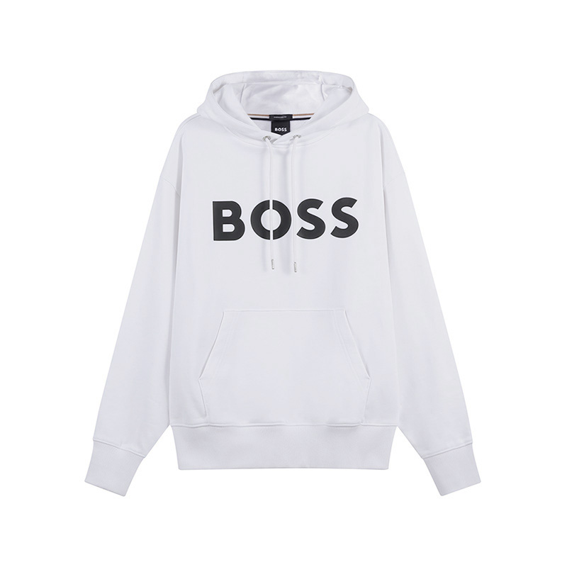 Order HUGO BOSS Hoodie Logo Putih 50496661-100