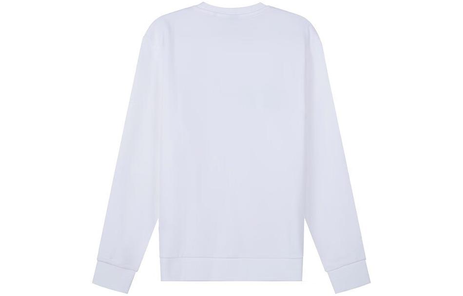 Lookbook HUGO BOSS 白色標誌印花圓領運動衫 50472421-100