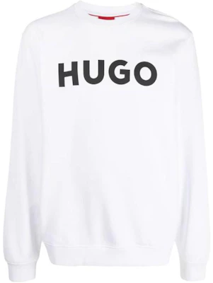 HUGO BOSS 白色長袖圓領字母印花衛衣 50477328-120 Buy HUGO BOSS 白色長袖圓領字母印花衛衣 50477328-120