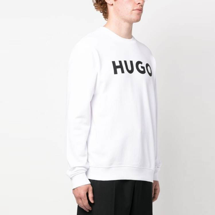 Purchase HUGO BOSS 白色長袖圓領字母印花衛衣 50477328-120