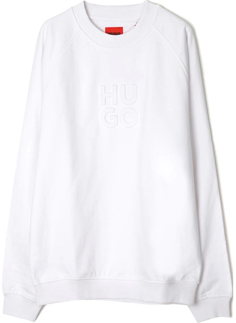 hugo-boss-white-solid-slim-fit-crewneck-long-sleeve-pullover-sweatshirt-50496640-100