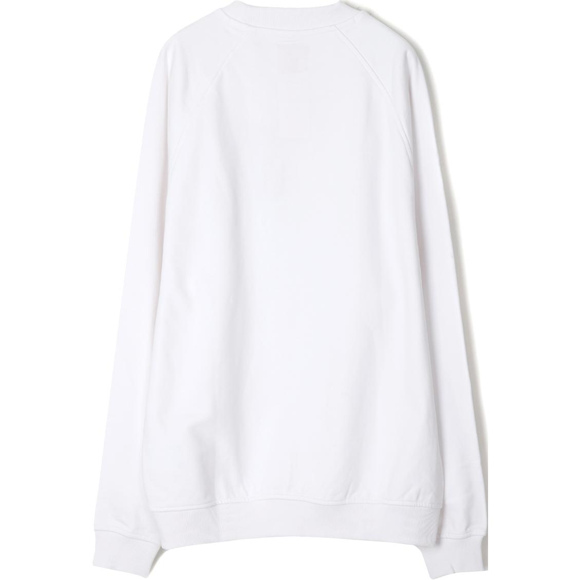 Lookbook 雨果博斯 白色修身款圆领长袖套头卫衣 50496640-100