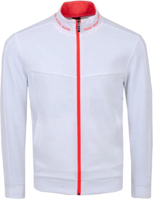 HUGO BOSS Jaket Zip Putih dengan Logo dan Perincian Sulaman 50452631-100 Order HUGO BOSS Jaket Zip Putih dengan Logo dan Perincian Sulaman 50452631-100