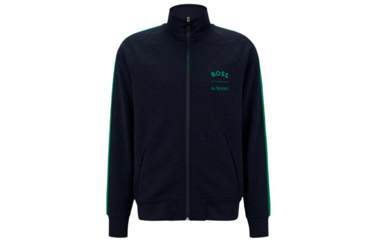 HUGO BOSS AJBXNG SS23 Oversized Zip Sweatshirt Men’s Deep Navy 50487669-402