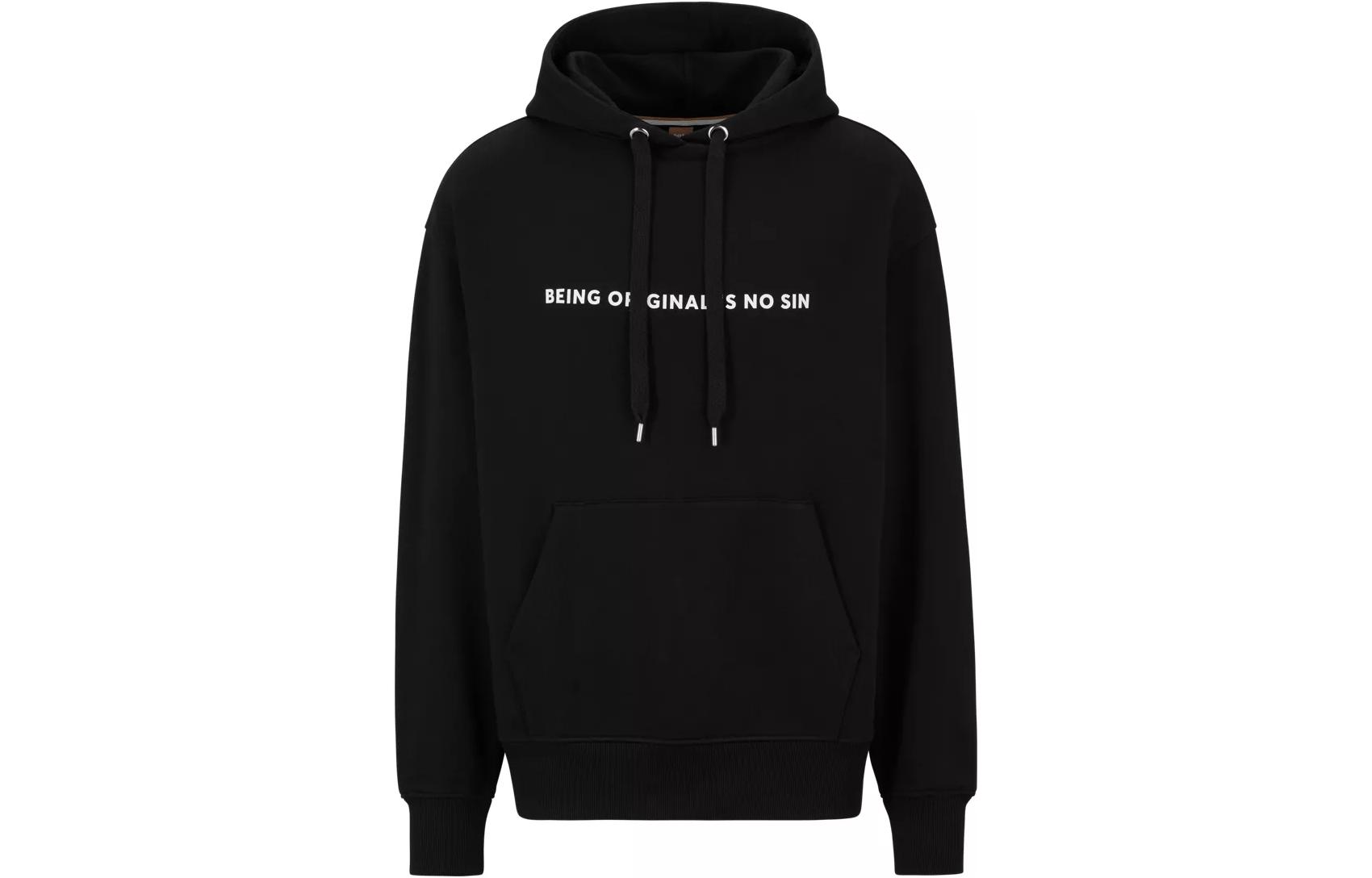 HUGO BOSS Frida Kahlo SS23 Unisex Sweatshirt Black with Back Graphic Print 50494784-001