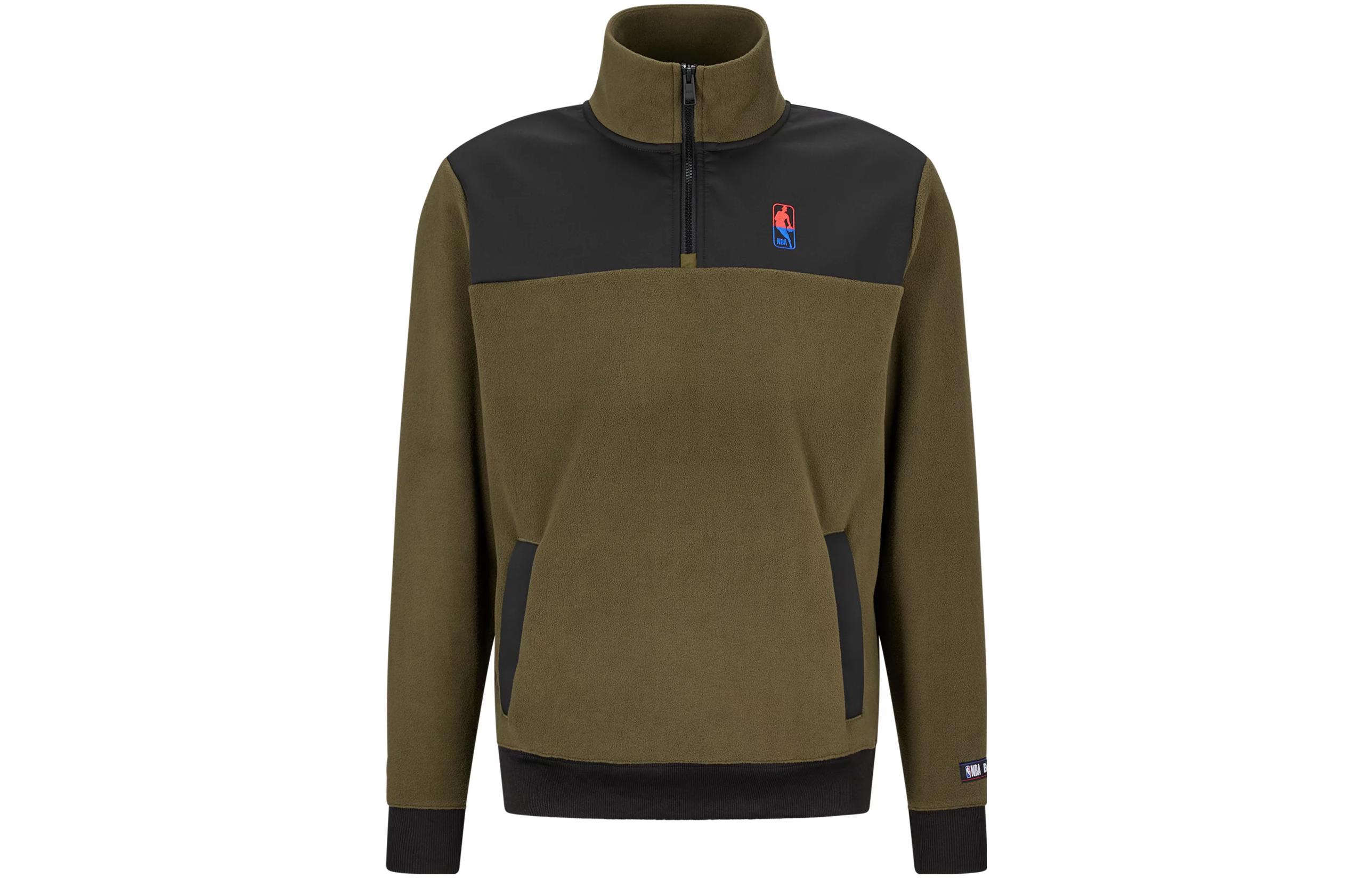 HUGO BOSS NBA Loose-Fit Collared NBA Collaboration Sweatshirt 50477491-344