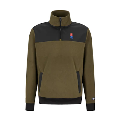 HUGO BOSS NBA Loose-Fit Collared NBA Collaboration Sweatshirt 50477491-344
